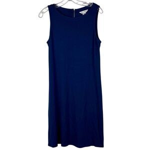 Tommy Bahama Blue Sleeveless Sheath Dress Medium